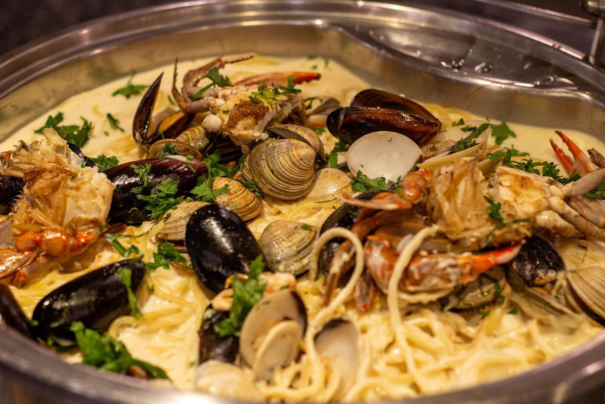 Camino Real Aeropuerto Hotel Мексико Сити Екстериор снимка Spaghetti alla vongole